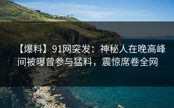 【爆料】91网突发：神秘人在晚高峰间被曝曾参与猛料，震惊席卷全网